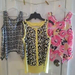 3 girls tank tops